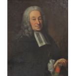 UNSIGNED (XVIII / XIX). Portrait of a lawyer.64 cm x 81 cm. Painting. Oil on canvas. No signature