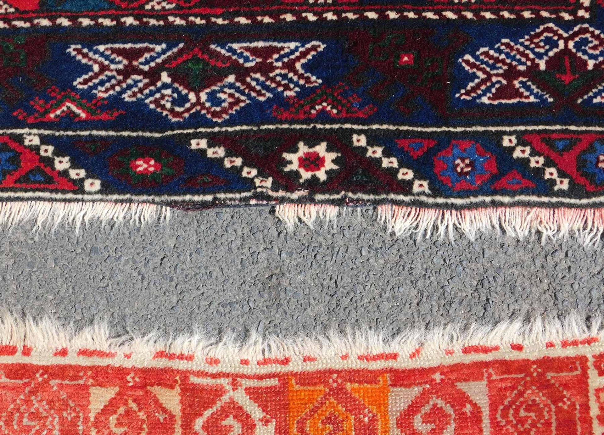 3 Anatol carpets. Knotted by hand. Wool on wool. Turkey.Kirsehir Yastik, 143 cm x 62 cm, antique, - Bild 7 aus 9