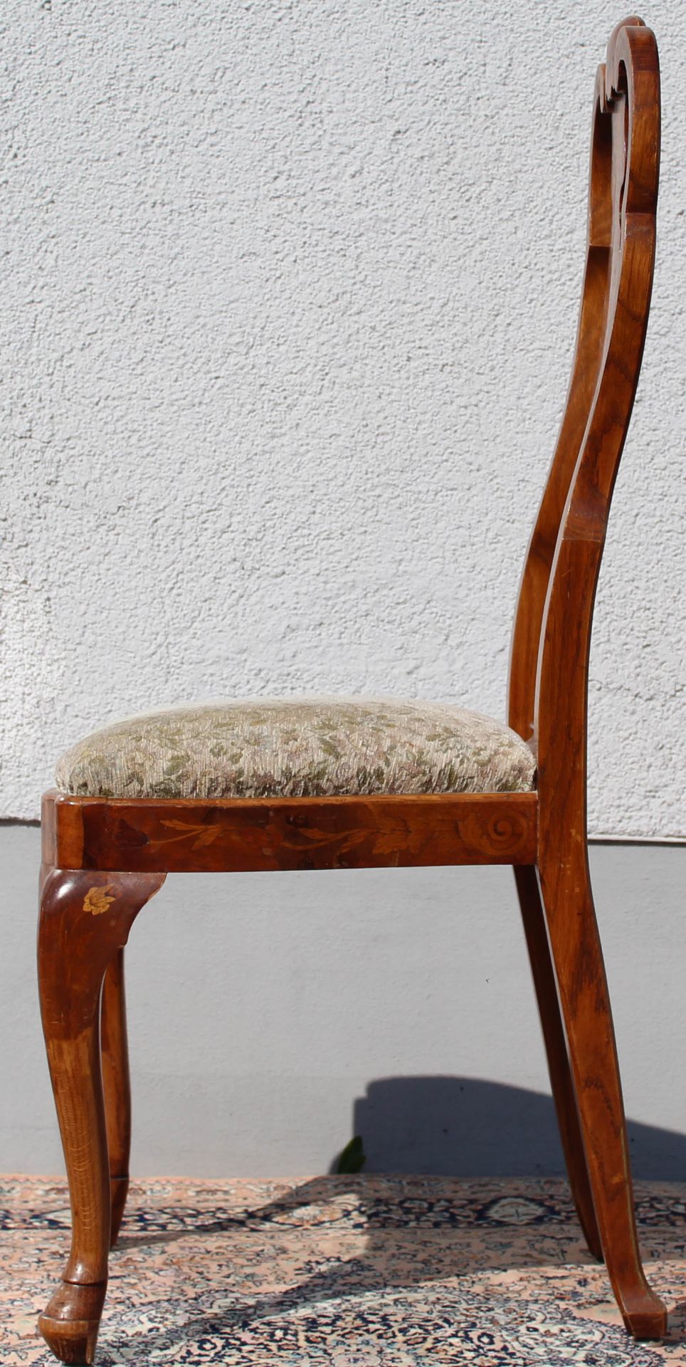 4 chairs. Ebonized. Holland style.108(49) cm x 49 cm x 43 cm.4 Stühle. Ebonisiert. Holland Stil. - Image 2 of 6