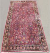 Saruk "American - Sarough". Room size carpet. Fine weave.555 cm x 323 cm. Knotted by hand. Wool on