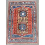 Shah - Savan village rug. Kurd. Old, around 1920.195 cm x 130 cm. Knotted by hand. Wool on cotton.