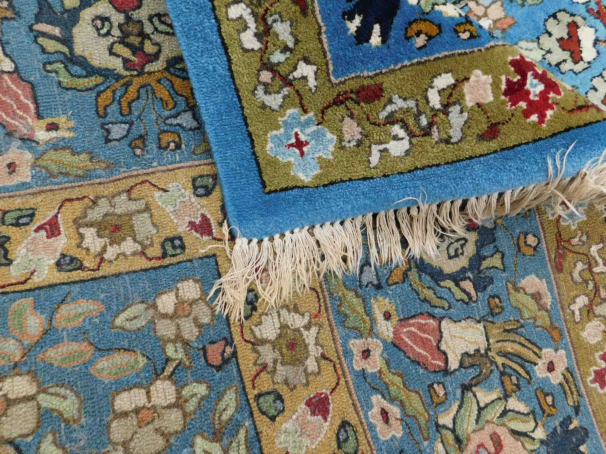Tetex / Teffzet Art Nouveau rug. Germany. Old, around 1910.390 cm x 302 cm. Hand tufted. Wool on - Bild 2 aus 10