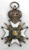 Ducal Saxony-Ernestine House Order Knight's Cross2nd Class with Swords.Founded on March 25, 1833