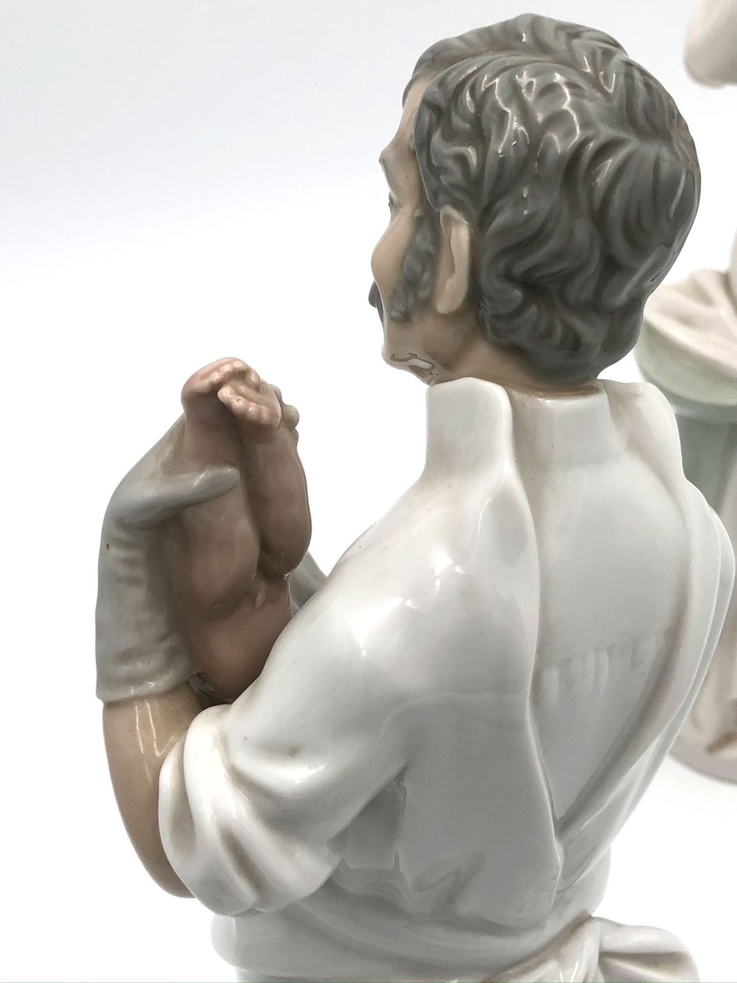 Salvador FURIO (XX). Lladro porcelain, Spain. 2 figures.Each 35 cm high. Dentist (1971), - Bild 4 aus 13