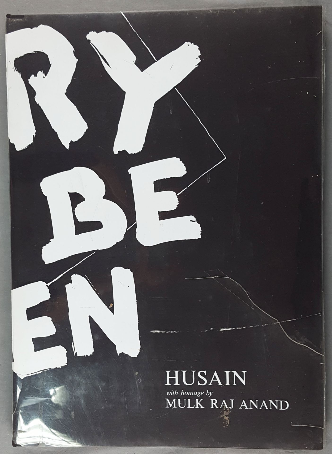 Maqbool Fida HUSAIN (1915 - 2011). ''Poetry to be seen''.64.5 cm x 46 cm. Book, bound. Et al.