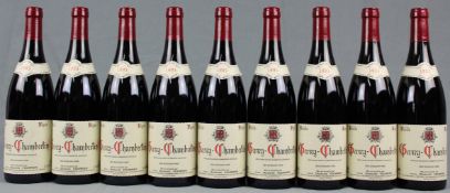 1995 Domain Fourier Gevrey-Chambertin Vieilles Vignes, Cote de Nuits.9 whole bottles. 750 ml. ALC.