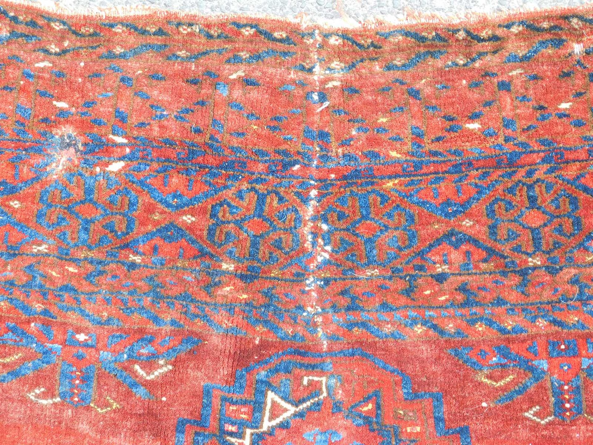 2 Ersari Turkmen Tschowal. Turkmenistan.Approx. 108 cm x 179 cm each. Tribal rugs.One with a tree - Image 8 of 10