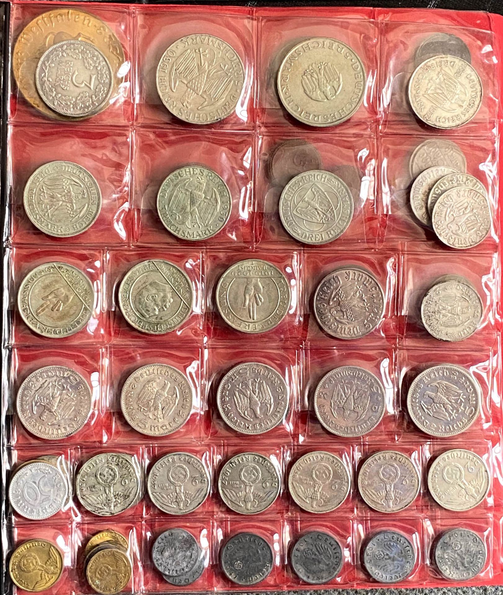 Collection of coins. Mostly silver, Deutsches Reich und III. Reich.Will be auctioned for research - Bild 3 aus 10