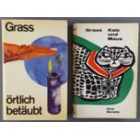 Günter GRASS (1927 - 2015). Two works, both signed.''Katz und Maus'', Luchterhand, 1961. Dazu ''