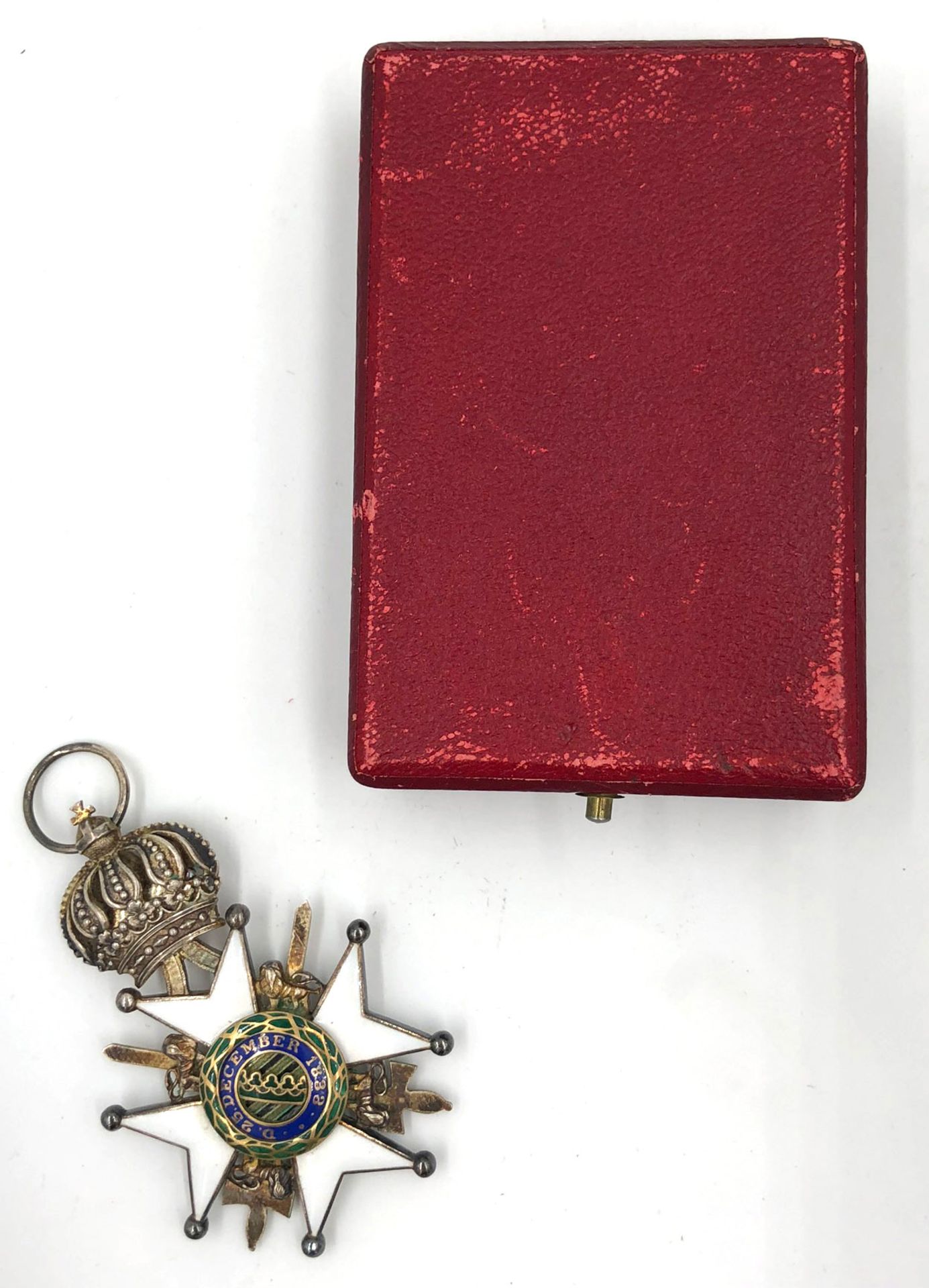 Ducal Saxony-Ernestine House Order Knight's Cross2nd Class with Swords.Founded on March 25, 1833 - Image 6 of 7