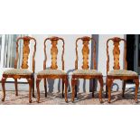 4 chairs. Ebonized. Holland style.108(49) cm x 49 cm x 43 cm.4 Stühle. Ebonisiert. Holland Stil.