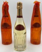 Cuvee CARTIER Champagner Brut. 3 ganze Flaschen. O.J.750 ml, 12,5% vol. Produit de France. MA-3277-