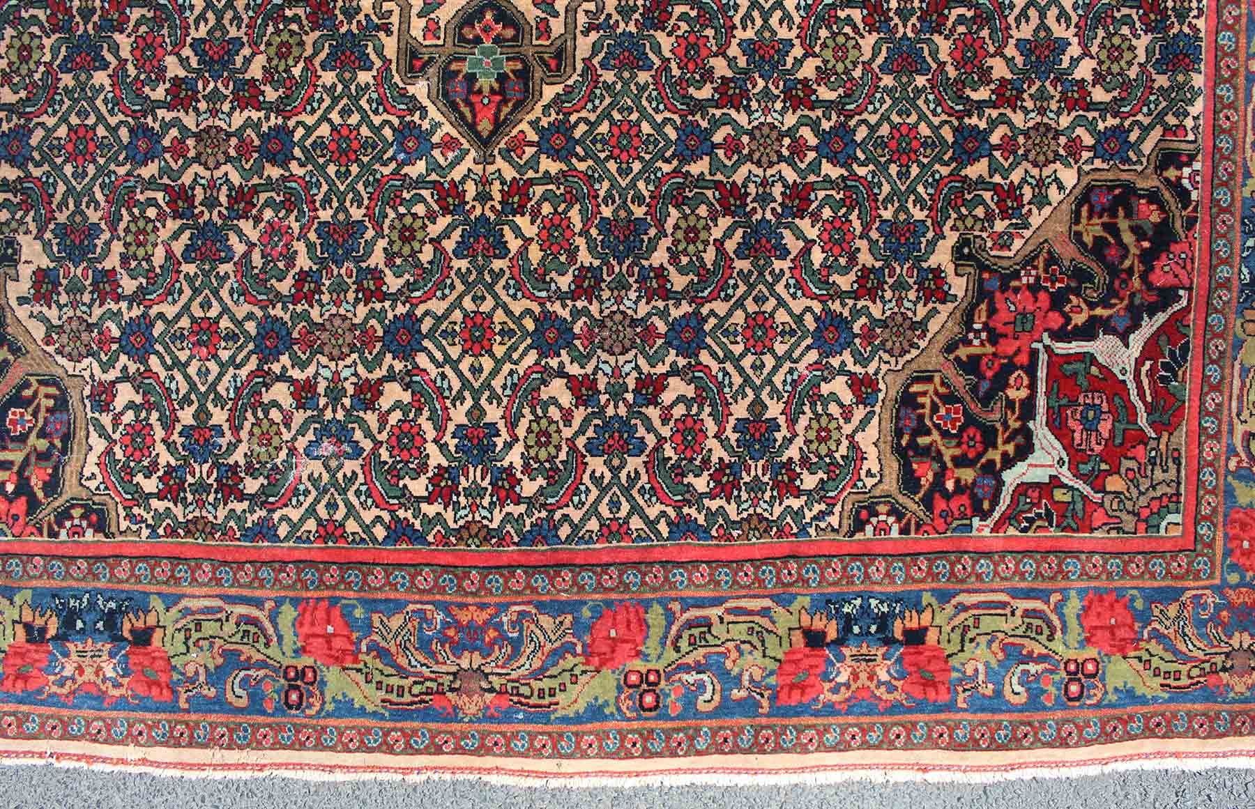 Bidjar Perserteppich. Iran. Circa 70 - 100 Jahre alt.202 cm x 152 cm. Handgeknüpft. Wolle auf - Image 10 of 16