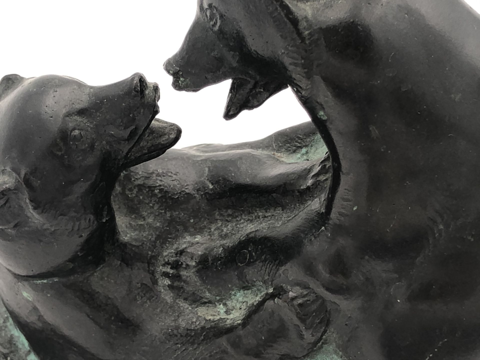 Carl WAGNER (1938 - 2011). Spielende Bären.14 cm x 14 cm. Skulptur. Bronze. Rückseitig signiert.Carl - Bild 10 aus 12