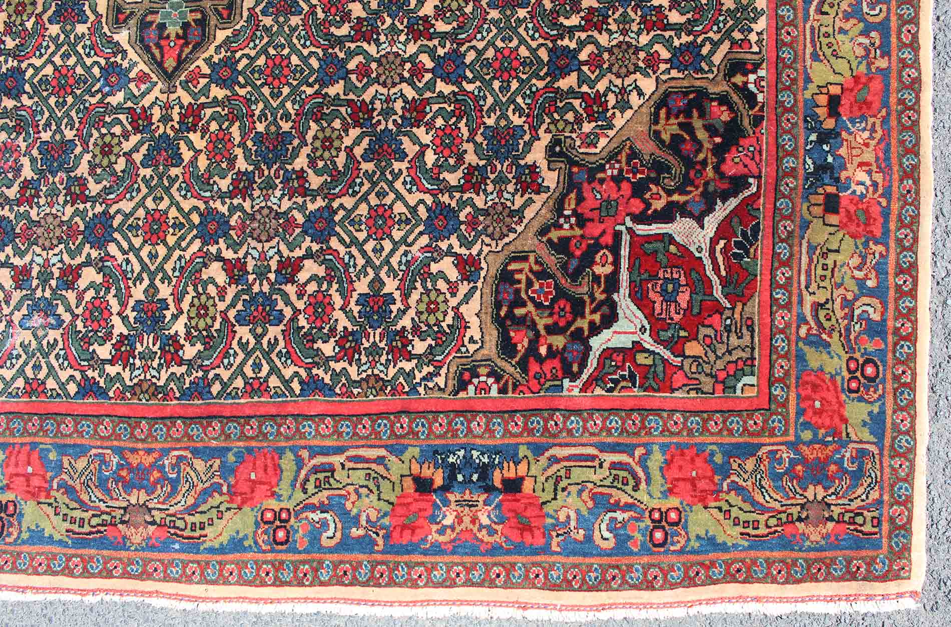 Bidjar Perserteppich. Iran. Circa 70 - 100 Jahre alt.202 cm x 152 cm. Handgeknüpft. Wolle auf - Image 11 of 16