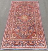 Kork - Keschan Perserteppich. Iran. Circa 80 - 100 Jahre alt.217 cm x 130 cm. Handgeknüpft.