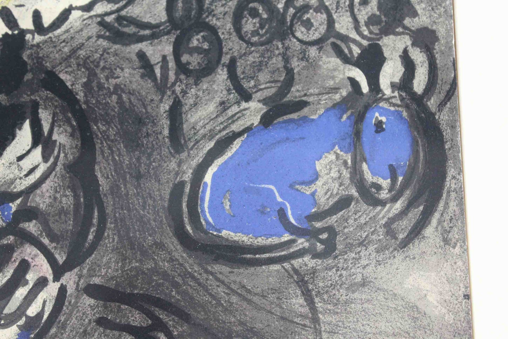 Marc CHAGALL (1887 - 1985). "Pleurs de Jérémie"35cm x 25,8 cm. Lithographie. (Das Klagelied des - Image 2 of 5