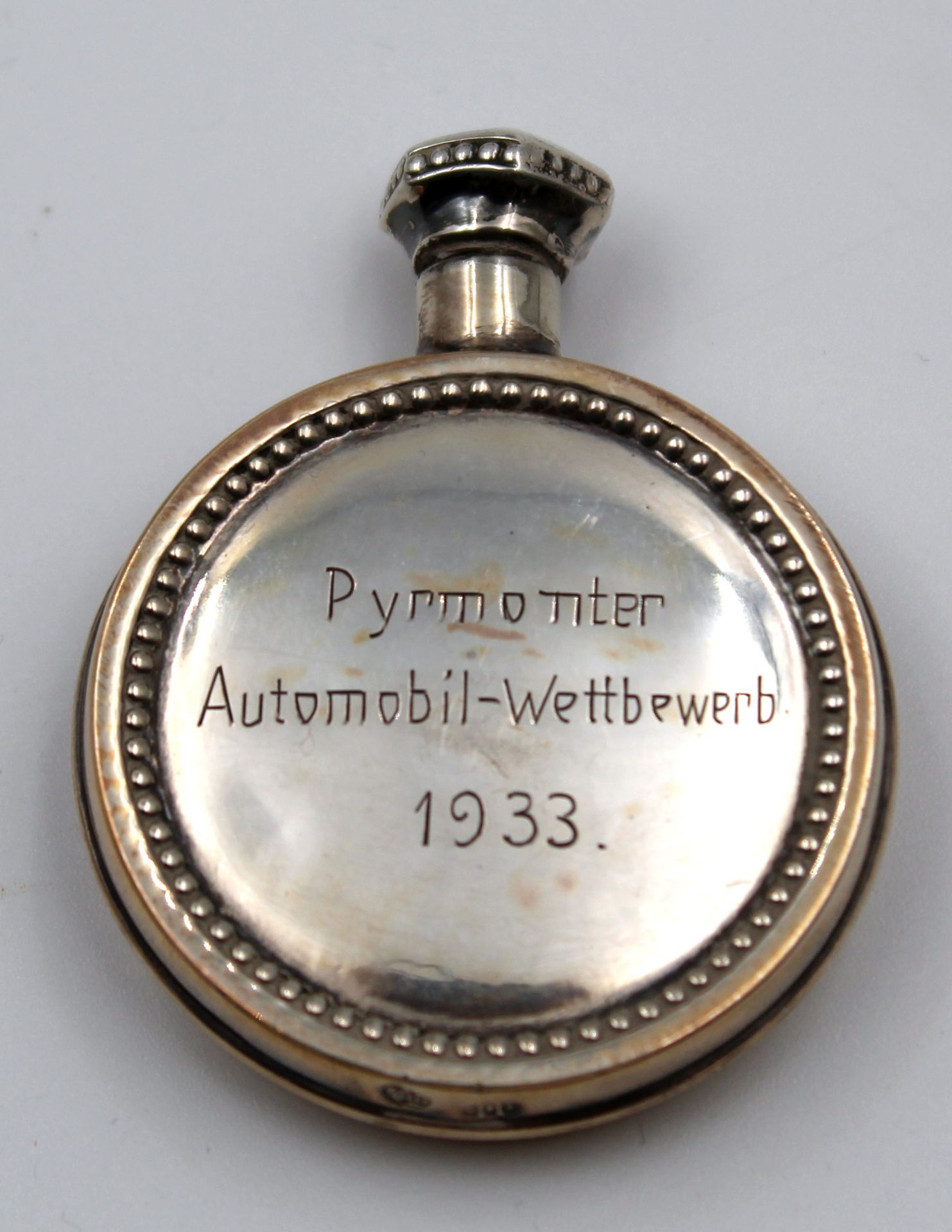 Silber. Konvolut Automobil. Preise, Pokale, Memorabilia.13 Teile. Mindestens 492 Gramm Silber. Die - Bild 15 aus 17