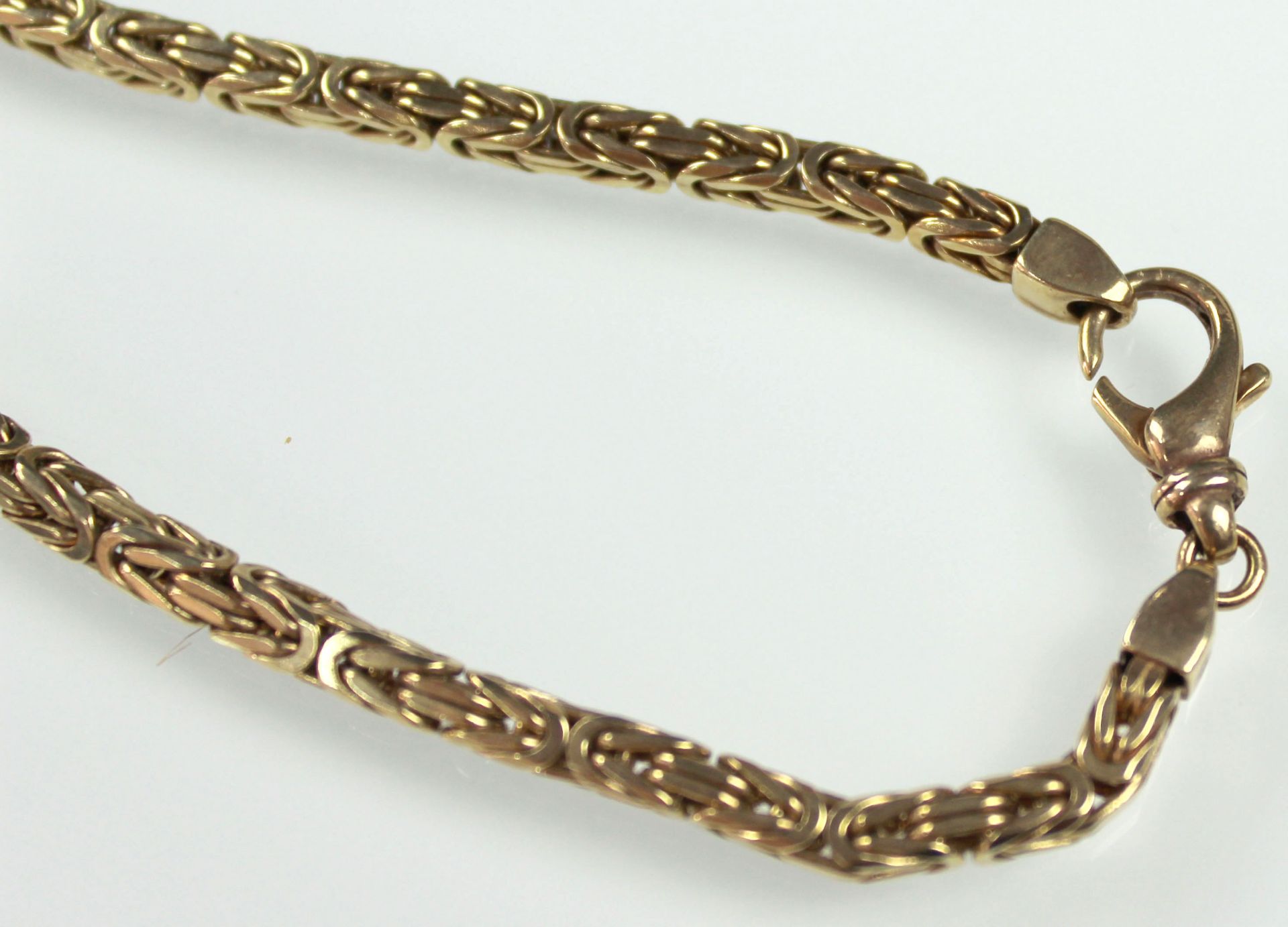 Königskette Gelb Gold 585. 52,6 Gramm. Circa 53 cm lang.Necklace yellow gold 585. 52,6 grams. - Bild 5 aus 11
