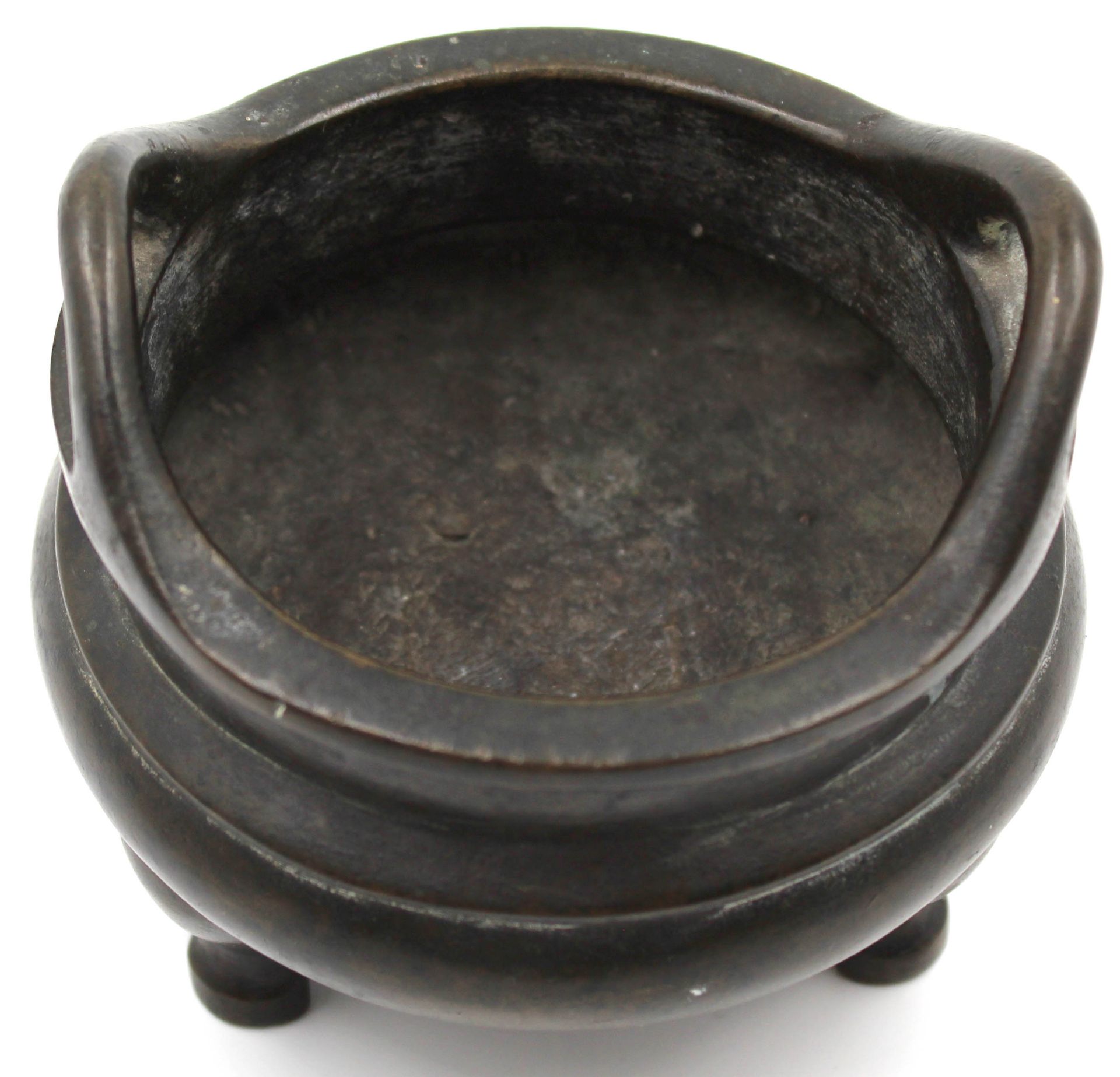 Weihrauchbrenner, China, 6- Zeichen- Marke.8 cm hoch. 11 cm im Durchmesser.Incense burner, China, - Bild 6 aus 9