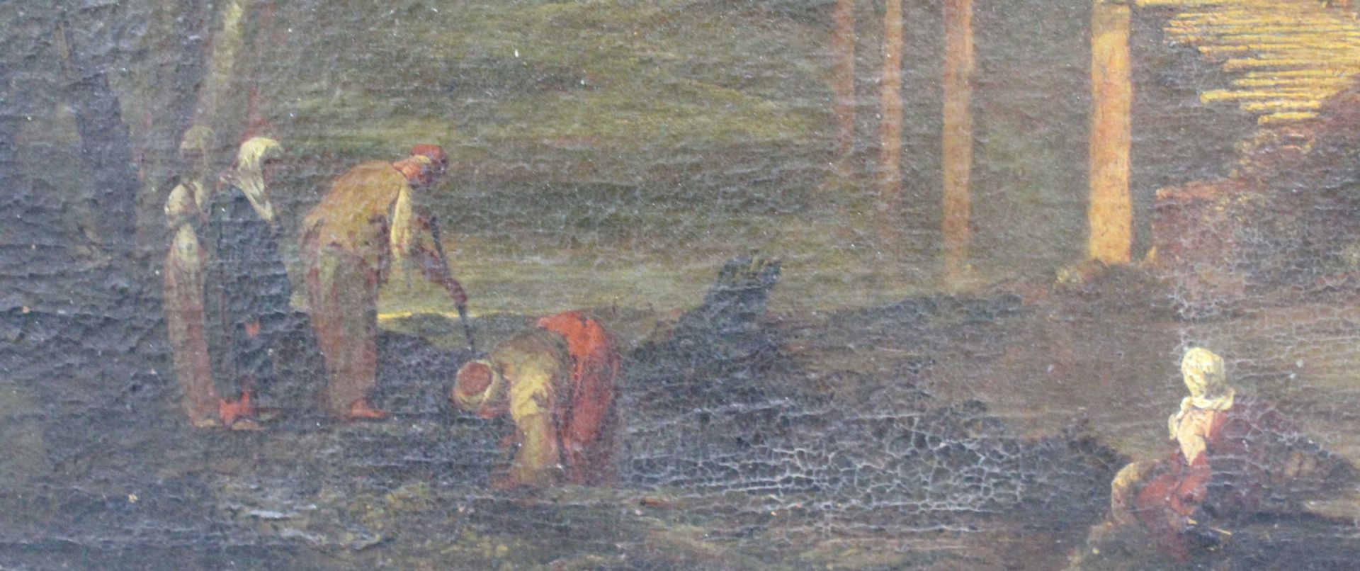 ORIENTALIST (XVIII). Trauerzug im Morgenland. Beerdigung.60 cm x 77 cm. Gemälde. Öl auf Leinwand. - Image 5 of 7