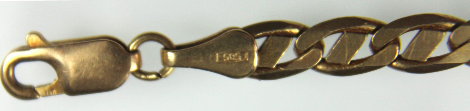 Panzer - Armband. Gelb Gold 585.9,2 Gramm. 20 cm lang.Bracelet. Yellow gold 585.9.2 grams. 20 cm - Bild 4 aus 6