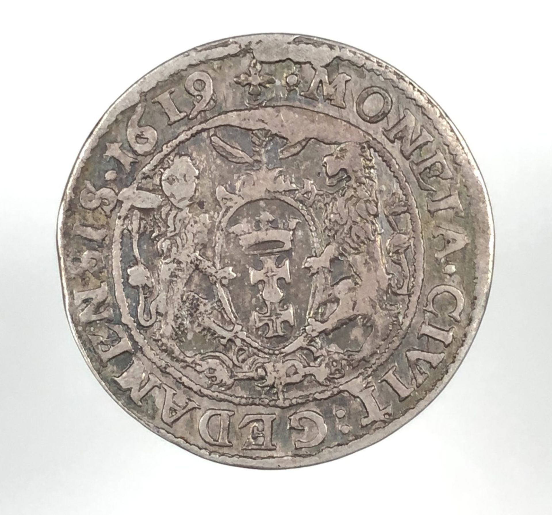 Danzig "Viertel Thaler" 1619 Sigismund III.6,4 Gramm.Danzig "Viertel Thaler" 1619 Sigismund III.6, - Bild 2 aus 5