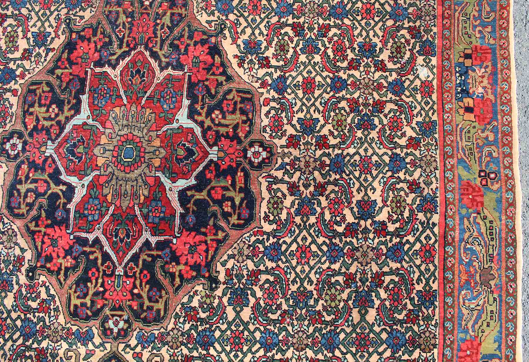 Bidjar Perserteppich. Iran. Circa 70 - 100 Jahre alt.202 cm x 152 cm. Handgeknüpft. Wolle auf - Image 13 of 16