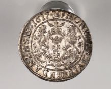 Danzig viertel Thaler 1617 Sigismund III.6,6 Gramm.Danzig viertel Thaler 1617 Sigismund III.6,6