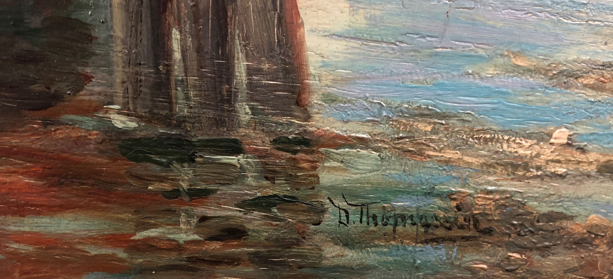 Désiré THOMASSIN - RENARDT (1858 - 1933). Fischer in der Lagune von Venedig.Nach altem Brauch wird - Image 6 of 7