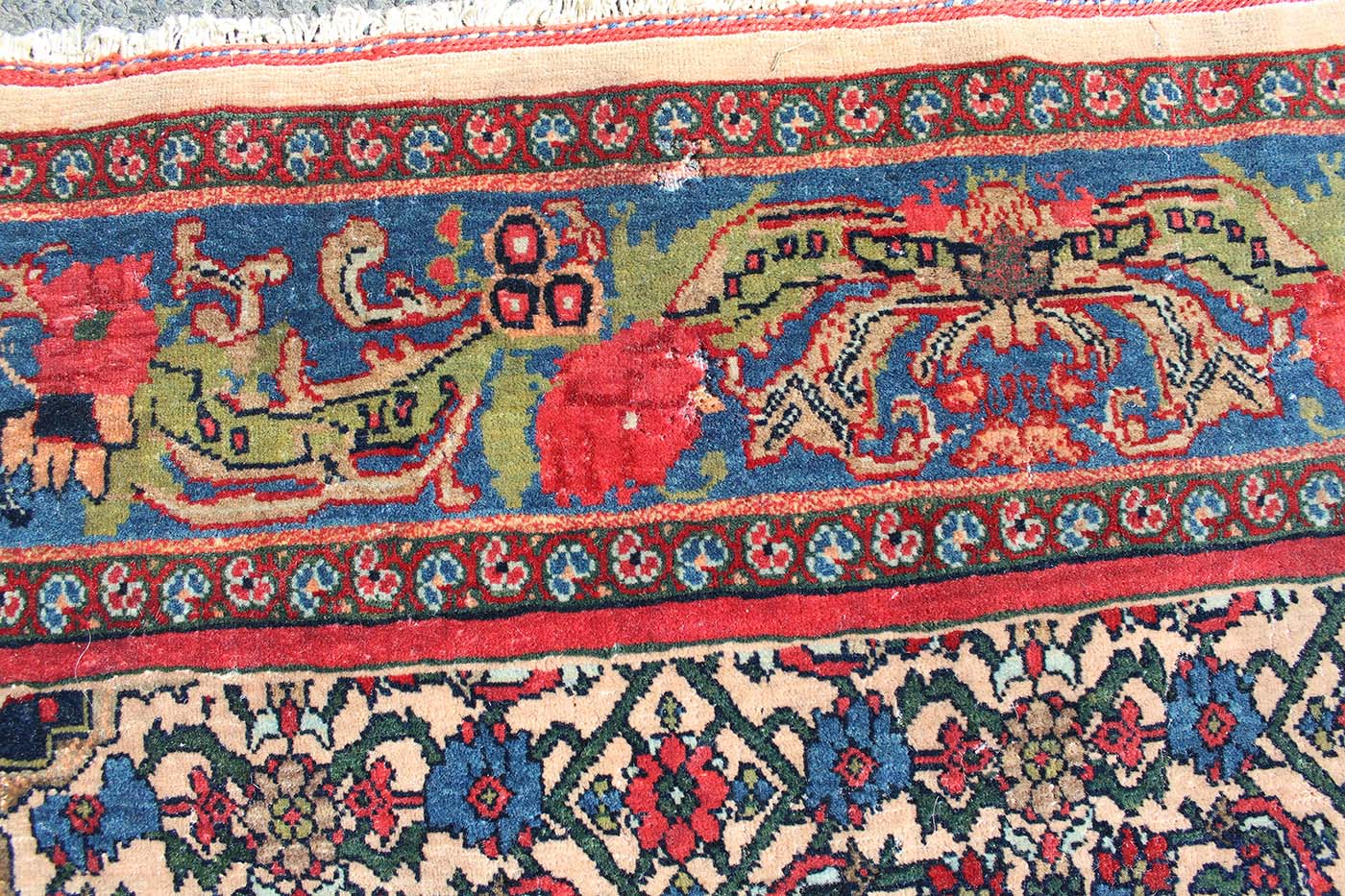 Bidjar Perserteppich. Iran. Circa 70 - 100 Jahre alt.202 cm x 152 cm. Handgeknüpft. Wolle auf - Image 16 of 16