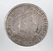 Danzig "Viertel Thaler" 1619 Sigismund III.6,4 Gramm.Danzig "Viertel Thaler" 1619 Sigismund III.6,