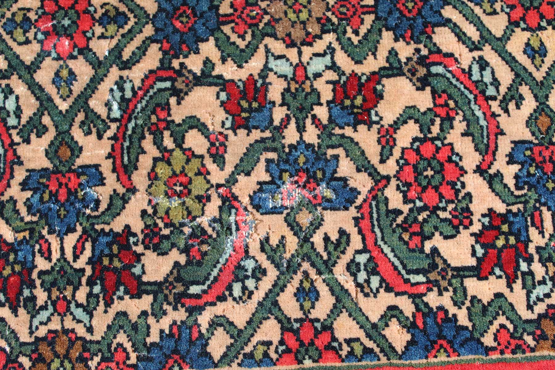Bidjar Perserteppich. Iran. Circa 70 - 100 Jahre alt.202 cm x 152 cm. Handgeknüpft. Wolle auf - Image 3 of 16
