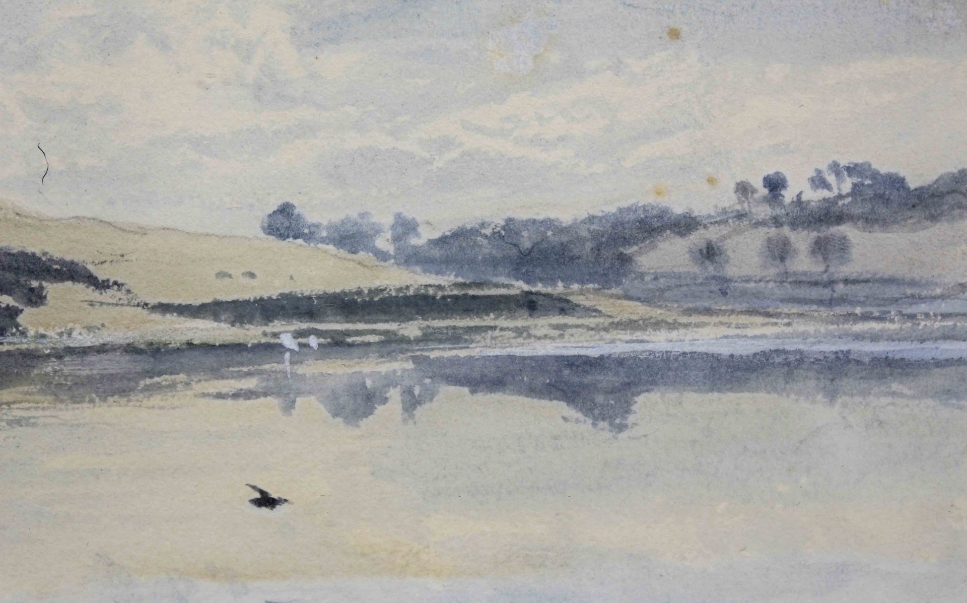 Myles Birket FOSTER (1825 - 1899). "Linlithgow".14 cm x 25 cm im Ausschnitt. Gemälde. Wasserfarben - Bild 9 aus 12