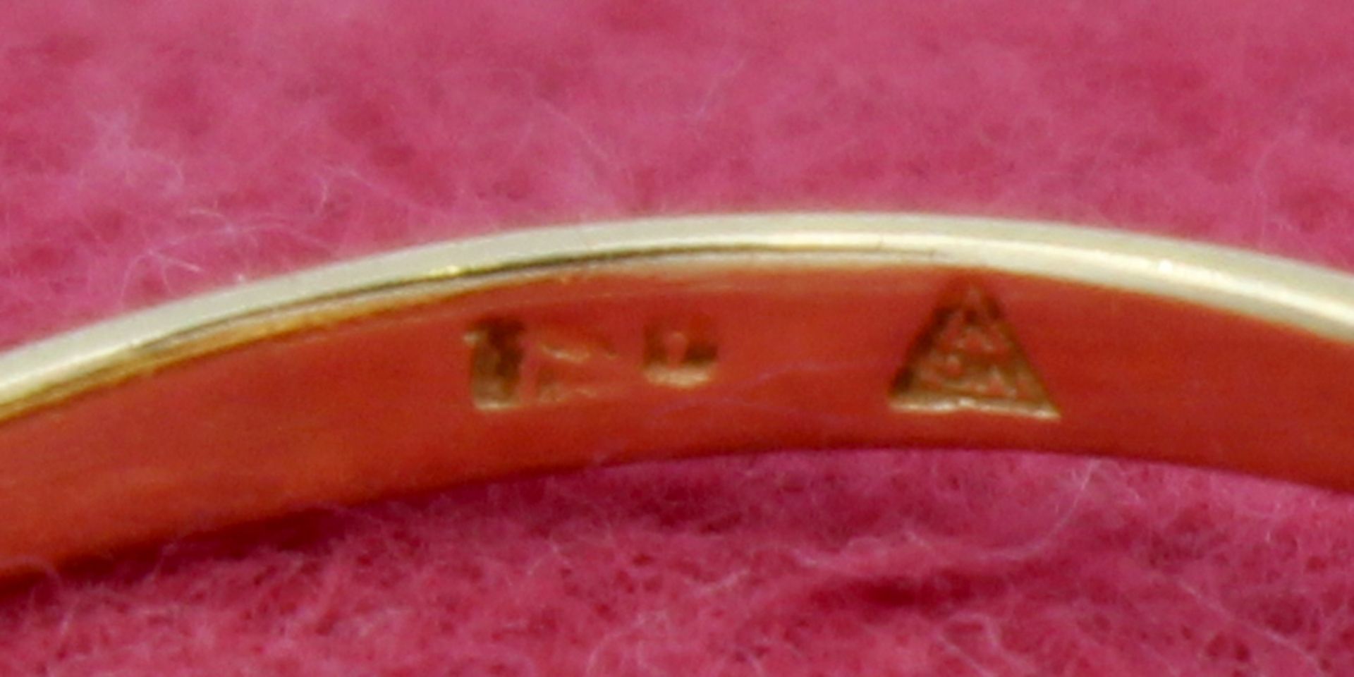 Schmuck. Gold. 333 und 585. Eine Zuchtperle.Ring 585 mit Perle 2,6 Gramm. Innendurchmesser 19 mm. - Bild 4 aus 18