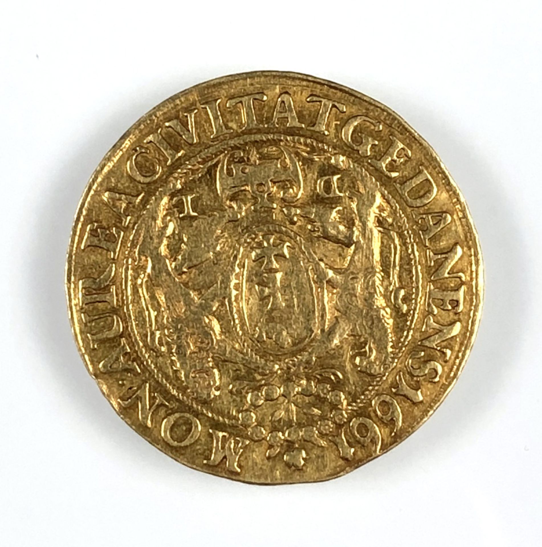 Danzig Dukat 1661 Gold. Johann Kasimir (1649 - 1668).3,4 Gramm. Dutkowski/Suchanek 315 I; Fb. 24;