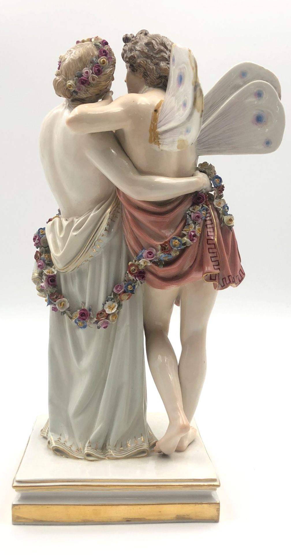 Meissen Porzellan. Amor und Psyche.29 cm hoch. Entwurf und Ausführung wohl um 1895. Unter Anderem - Image 14 of 20