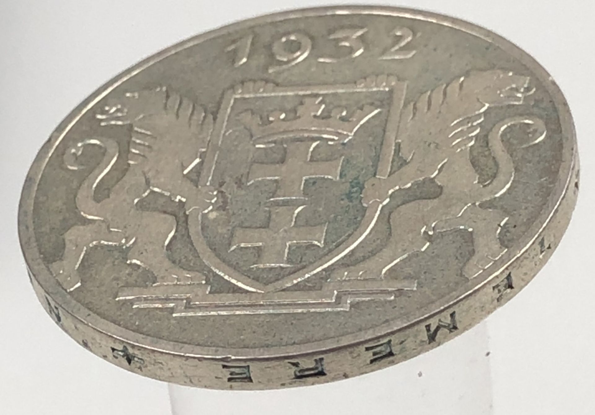 Danzig 5 Gulden 1932 (J. D19). Marienkirche.14,8 Gramm.Danzig 5 Gulden 1932 (J. D19). Marienkirche. - Bild 3 aus 5