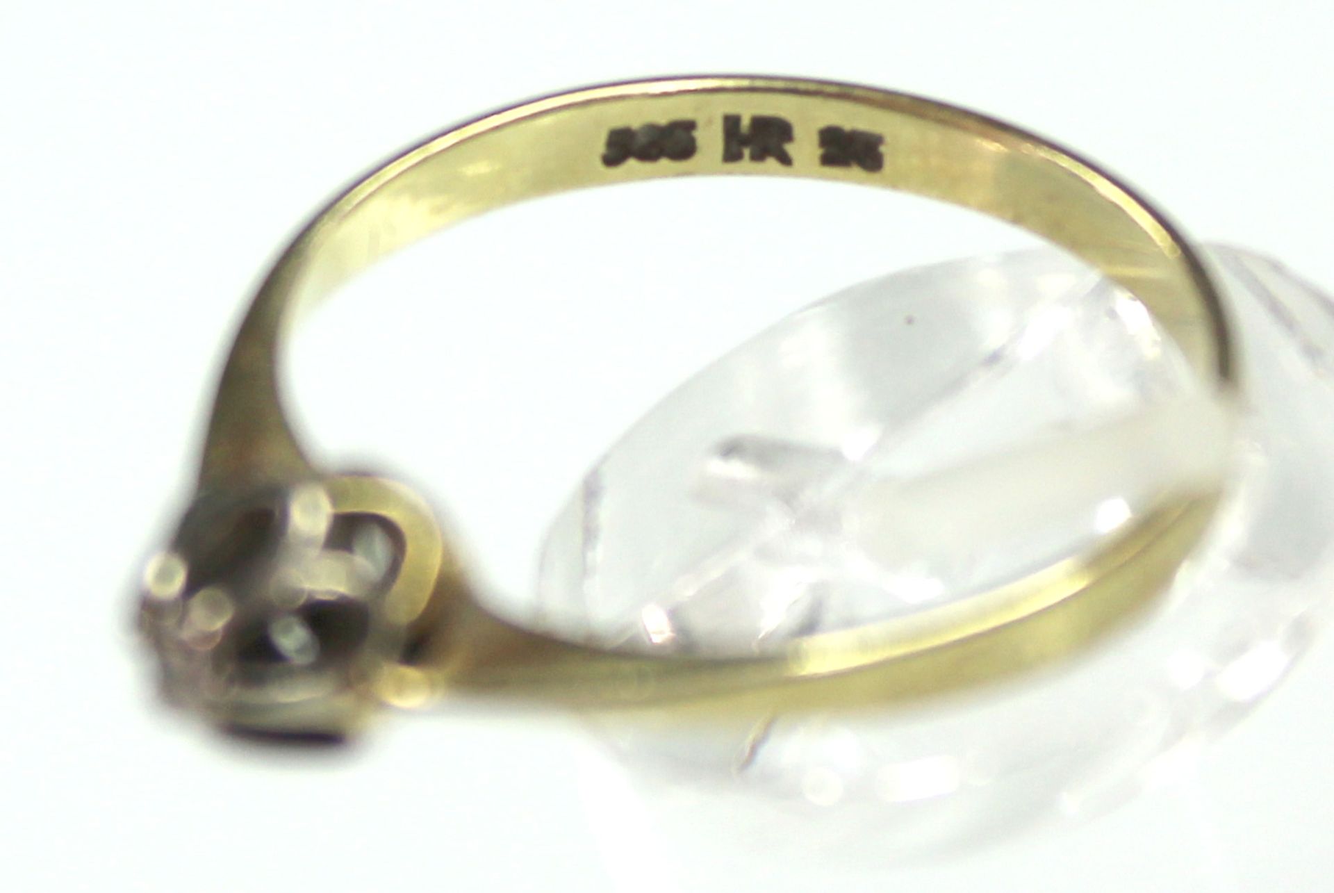 7 Ringe. Gelb Gold 585.37,2 Gramm Gesamtgewicht. Unter anderem mit Brillanten / Diamanten und - Bild 2 aus 17