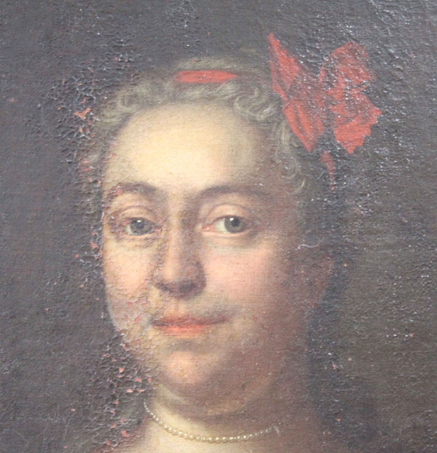 Gottfried BOY (Attrib.) (1701 - 1755). Ann - Cath. - Hombergh.77 cm x 63 cm. Gemälde. Öl auf - Bild 3 aus 8