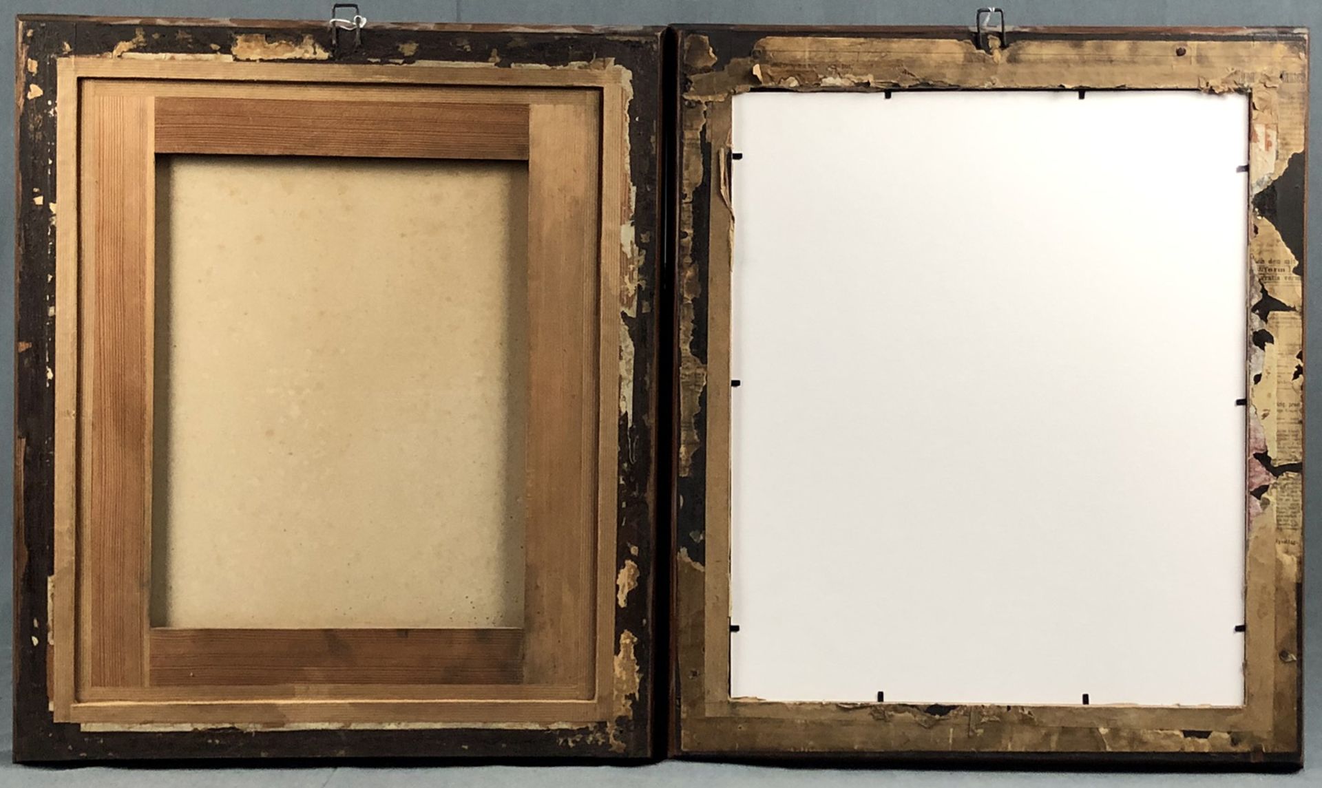 UNSIGNIERT (XIX). 2 Portraits. Dame mit Spitzenhaube und Herr.Je 44 cm x 36,5 cm. Pastell auf - Image 8 of 8