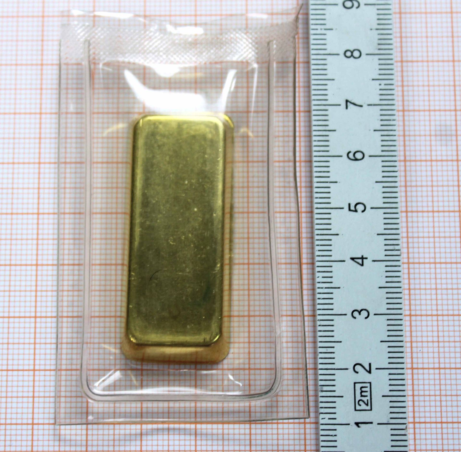 Goldbarren. Degussa 100 g.Gold boullion. Degussa 100 g. - Bild 2 aus 4