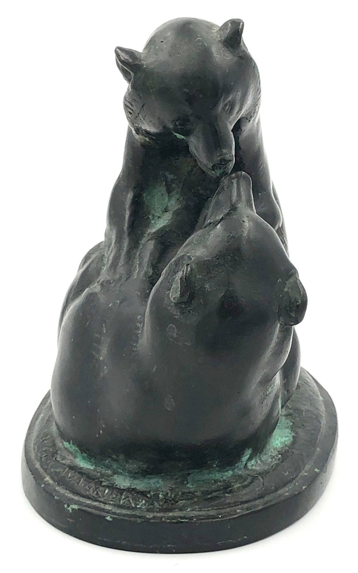 Carl WAGNER (1938 - 2011). Spielende Bären.14 cm x 14 cm. Skulptur. Bronze. Rückseitig signiert.Carl - Bild 7 aus 12