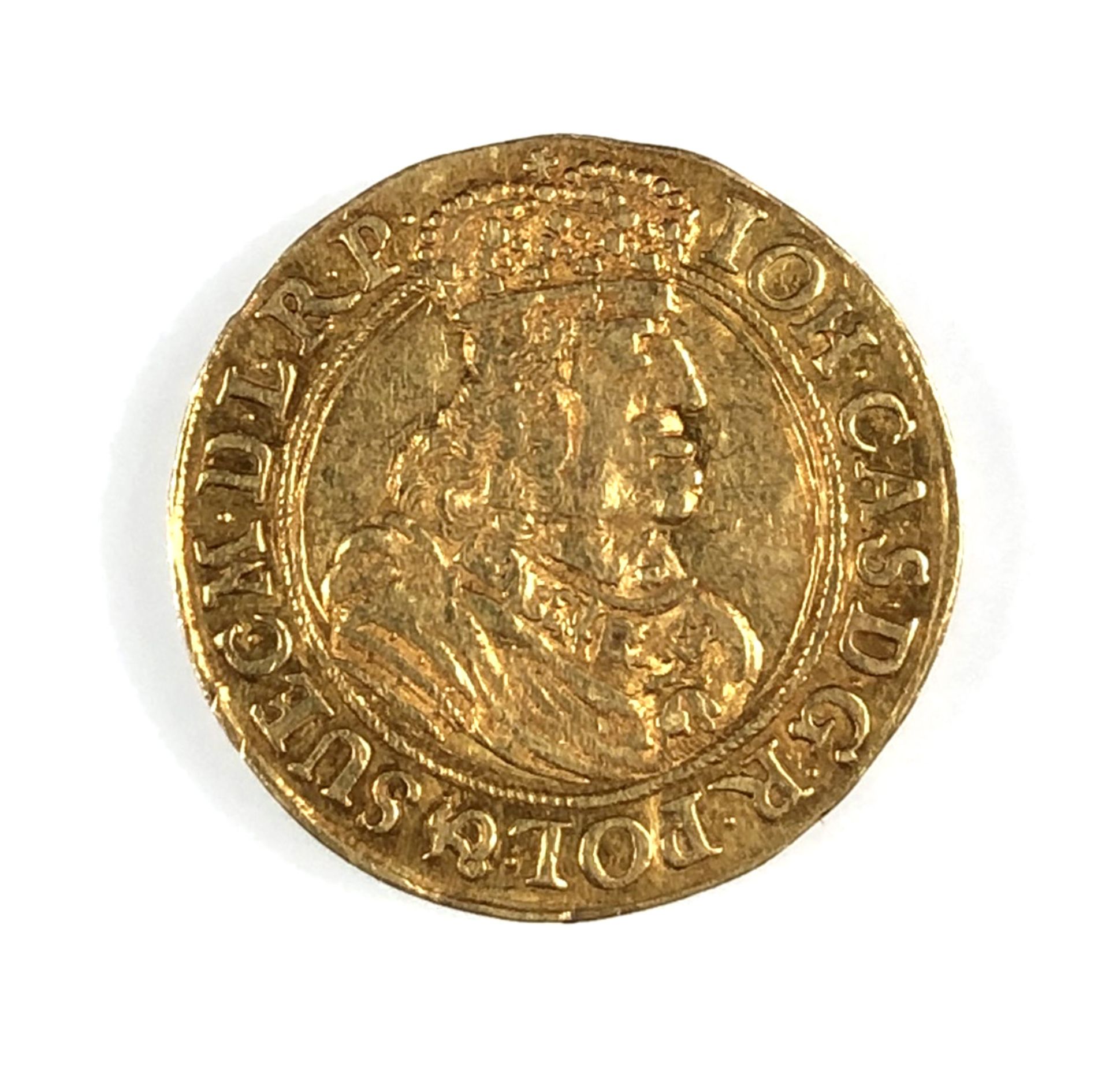 Danzig Dukat 1661 Gold. Johann Kasimir (1649 - 1668).3,4 Gramm. Dutkowski/Suchanek 315 I; Fb. 24; - Image 2 of 5