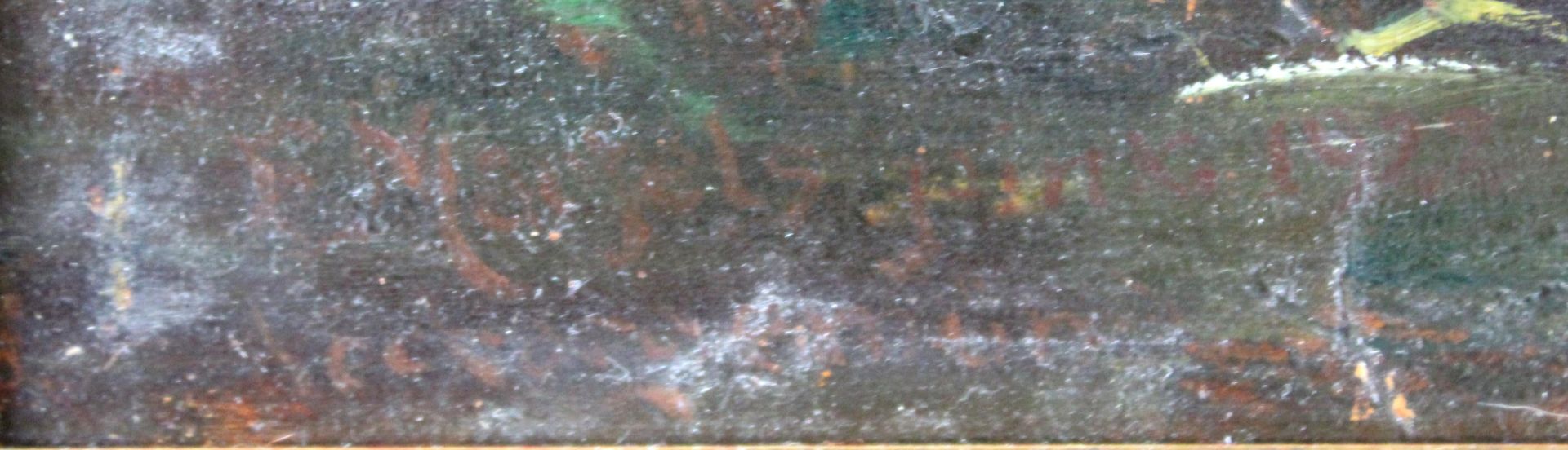 Ernst MARFELS (1886 - 1958). Fluss.51 cm x 81 cm. Gemälde. Öl auf Leinwand. Links unten signiert und - Bild 2 aus 4