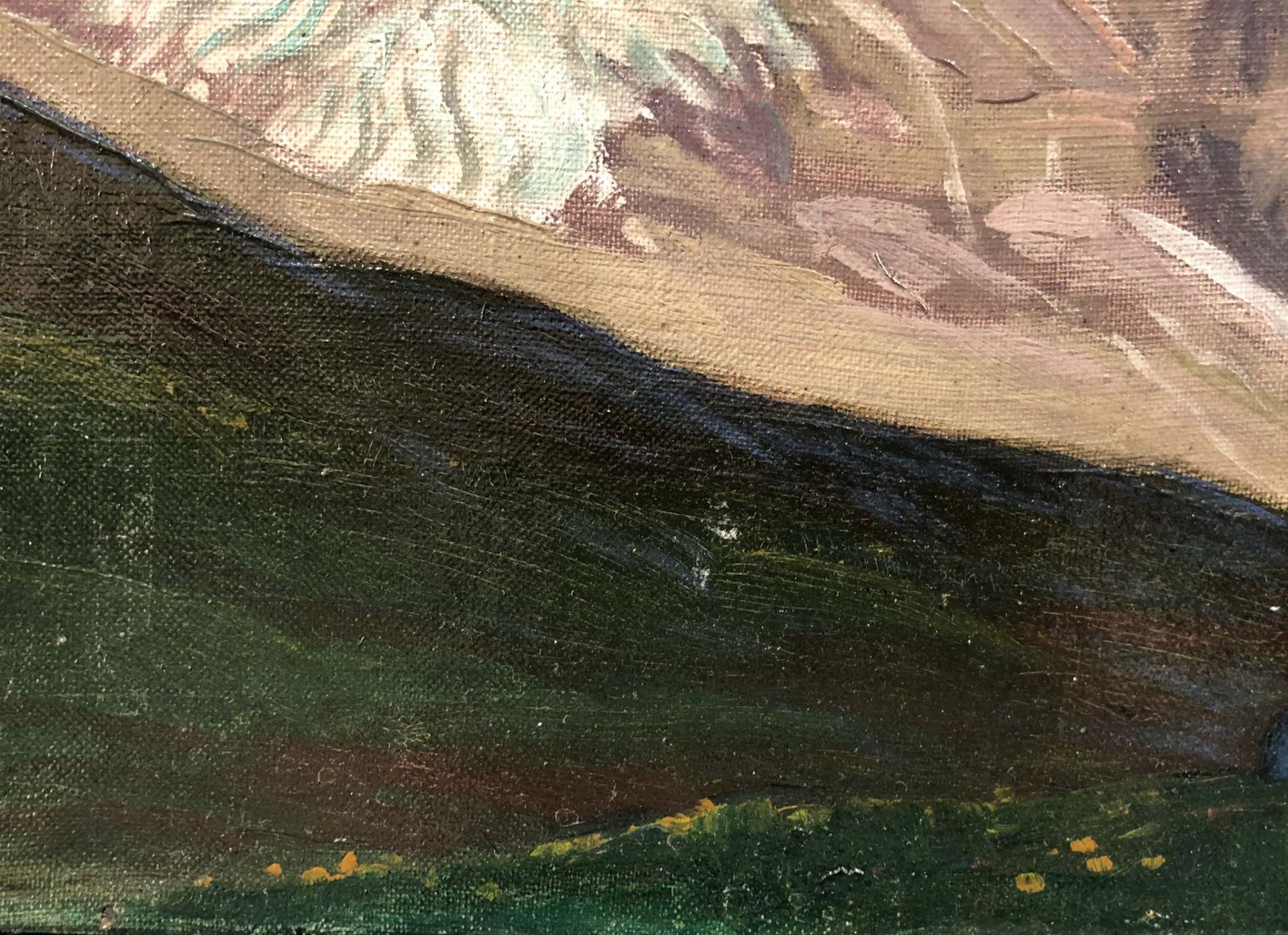 Joseph Georg Jakob KEISER (1859 - 1939). "Jungfrau".50,5 cm x 69 cm. Gemälde. Öl auf Leinwand. - Bild 9 aus 12