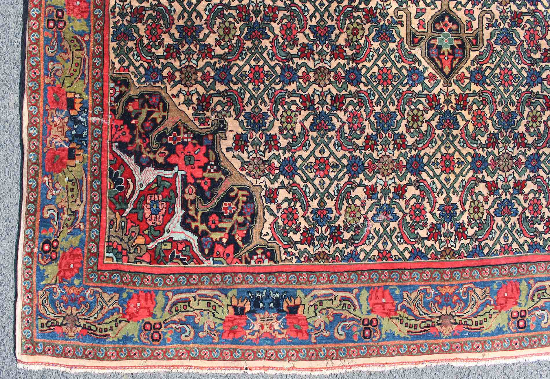 Bidjar Perserteppich. Iran. Circa 70 - 100 Jahre alt.202 cm x 152 cm. Handgeknüpft. Wolle auf - Image 9 of 16
