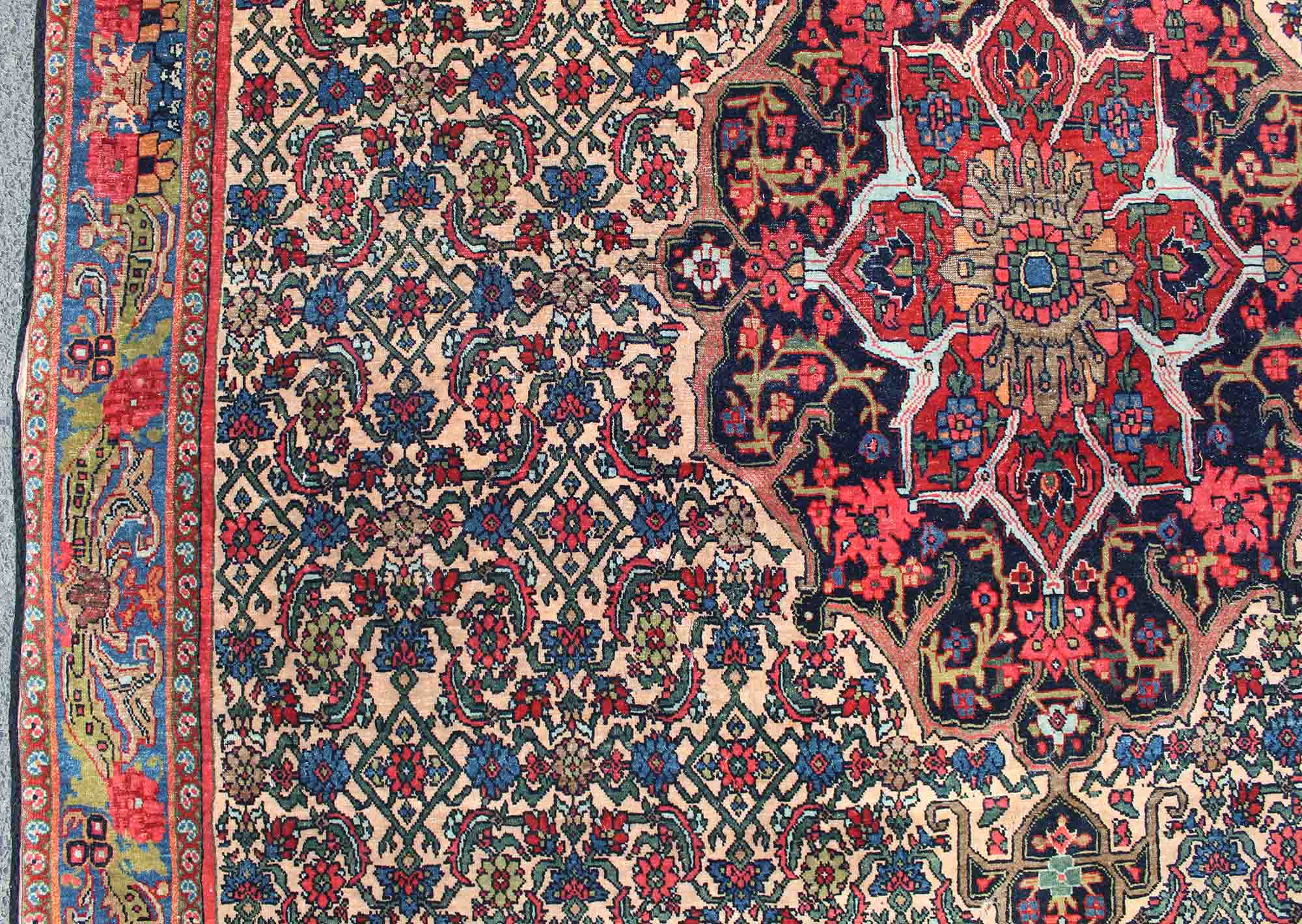 Bidjar Perserteppich. Iran. Circa 70 - 100 Jahre alt.202 cm x 152 cm. Handgeknüpft. Wolle auf - Image 12 of 16