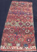 Konya Kelim. Teppich. Türkei. Antik, circa 200 - 300 Jahre alt.378 cm x 150 cm. Orientteppich.