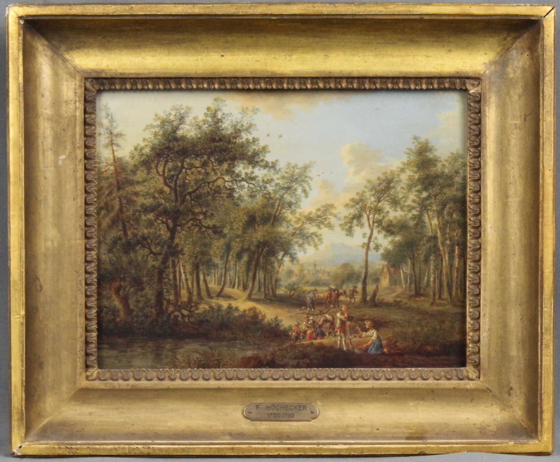 Franz HOCHECKER (1730 - 1782). Allegorie des Herbstes.23 cm x 31 cm. Gemälde. Öl auf Holz. Keine - Image 4 of 11